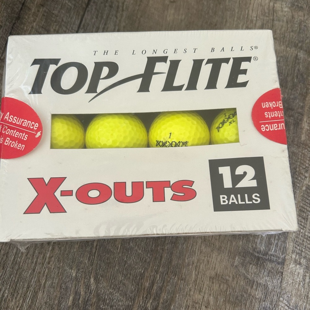 Neon Yellow Golf Balls 12 Pack